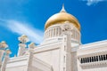 Sultan Omar Ali Saifuddin Mosque in Brunei Darussalam Royalty Free Stock Photo