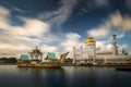 Sultan Omar Ali Saifuddin Mosque Royalty Free Stock Photo