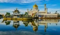 Sultan Omar Ali Saifuddin Mosque Royalty Free Stock Photo