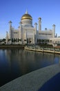 Sultan Omar Ali Saifudding Mosque, Brunei Royalty Free Stock Photo