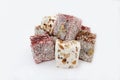 Sultan Pomegranate Turkish Delight Royalty Free Stock Photo