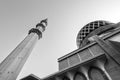 The Sultan Salahuddin Abdul Aziz Shah Mosque beautiful of dome and minaret.