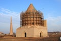 Sultan Tekes Tomb is located in Turkmenistan. Royalty Free Stock Photo