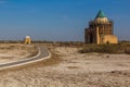 Sultan Tekesh Mausoleum in the ancient Konye-Urgench, Turkmenista Royalty Free Stock Photo