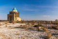 Sultan Tekesh Mausoleum in the ancient Konye-Urgench, Turkmenista Royalty Free Stock Photo