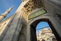 Sultanahmet, blue mosque & Hagia Sophia, Istanbul, Turkey Royalty Free Stock Photo