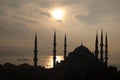 Sultanahmet blue mosque Royalty Free Stock Photo