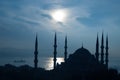 Sultanahmet blue mosque Royalty Free Stock Photo