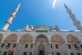 Sultanahmet Mosque aka Blue Mosque view from courtyard. Royalty Free Stock Photo