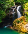 Sum Waterfall on the Radovna River in Vintgar Gorge