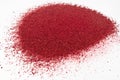 Sumac Powder Isolated, Red Sumach Ground Seasoning, Dry Sumak, Crushed Typhina Seeds