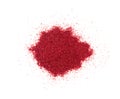 Sumac Powder Isolated, Red Sumach Ground Seasoning, Dry Sumak, Crushed Typhina Seeds