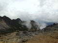 Sumatra sulfur volcano Sibayak 4 Royalty Free Stock Photo