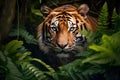 Sumatran Tiger in the jungle - Ai Generated