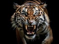 Sumatran Tiger Roaring