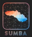Sumba map design.