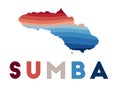 Sumba map.