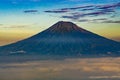 sumbing Mountain is located in Central Java, Indonesia, Royalty Free Stock Photo
