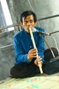 Traditional Flute Musician