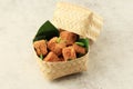 Sumedang Tofu or Tahu Sumedang, West Java Speciality Fried Tofu Royalty Free Stock Photo