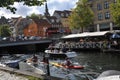 sumemr life on christianshavn canal on christianshavn in Copenhagen