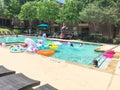 Sumer resident pool party event at apartment complex near Dallas, Texas