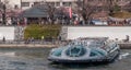 Sumidagawa Futuristic Looking Water Bus, Tokyo, Japan.