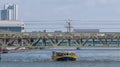 Sumidagawa Tourists Water Bus, Tokyo, Japan.