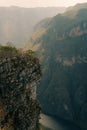 Sumidero Canyon Chiapas Mexico in Grijalva river Royalty Free Stock Photo