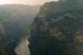 Sumidero Canyon Chiapas Mexico in Grijalva river Royalty Free Stock Photo