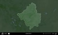 Sumilina District highlighted, Belarus. Physical Royalty Free Stock Photo