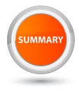 Summary prime orange round button