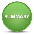 Summary special soft green round button Royalty Free Stock Photo