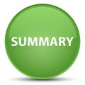 Summary special soft green round button