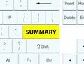 Summary yellow keyboard button Royalty Free Stock Photo