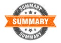 summary stamp