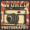 Camera Photography Rustic Classic Retro Vintage Signage Poster