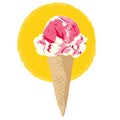 Summer ice cream vector