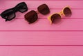 Summer abstract background mockup sunglasses fashionable Royalty Free Stock Photo