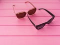 Summer abstract background mockup sunglasses fashionable Royalty Free Stock Photo