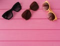 Summer abstract background mockup sunglasses fashionable Royalty Free Stock Photo