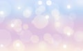 Summer abstract blurred dream background with bokeh effect. Spring, nature, overcast. Vector EPS 10 illustration. Royalty Free Stock Photo