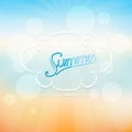 Summer abstract sunrise background. Royalty Free Stock Photo