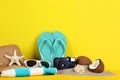 Summer accessories Royalty Free Stock Photo