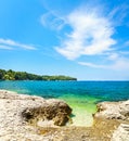 Summer Adriatic Sea Landscape in Croatia