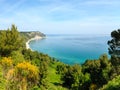 Summer Adriatic sea Mezzavalle beach