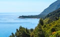 Summer Adriatic sea Mezzavalle beach