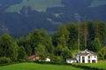 Summer alpine landscape near Ramsau village in Berchtesgaden Alpine region, Germany Royalty Free Stock Photo