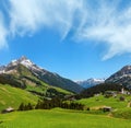 Alpine view Vorarlberg,Austria Royalty Free Stock Photo