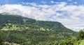 Summer Alps Panorama Royalty Free Stock Photo